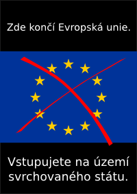 Samolepka EU – rozpad.eu